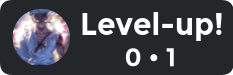@Opportunity has reached level **1**. GG! ![levelup.png](https://cdn.discordapp.com/attachments/1547601242996613120/1553704601189093477/levelup.png?ex=6ad932eb&is=6ad7e16b&hm=a787d9542204b9d873711f2900b78373085b7b8598c8520be0aaee7085bce8be&)