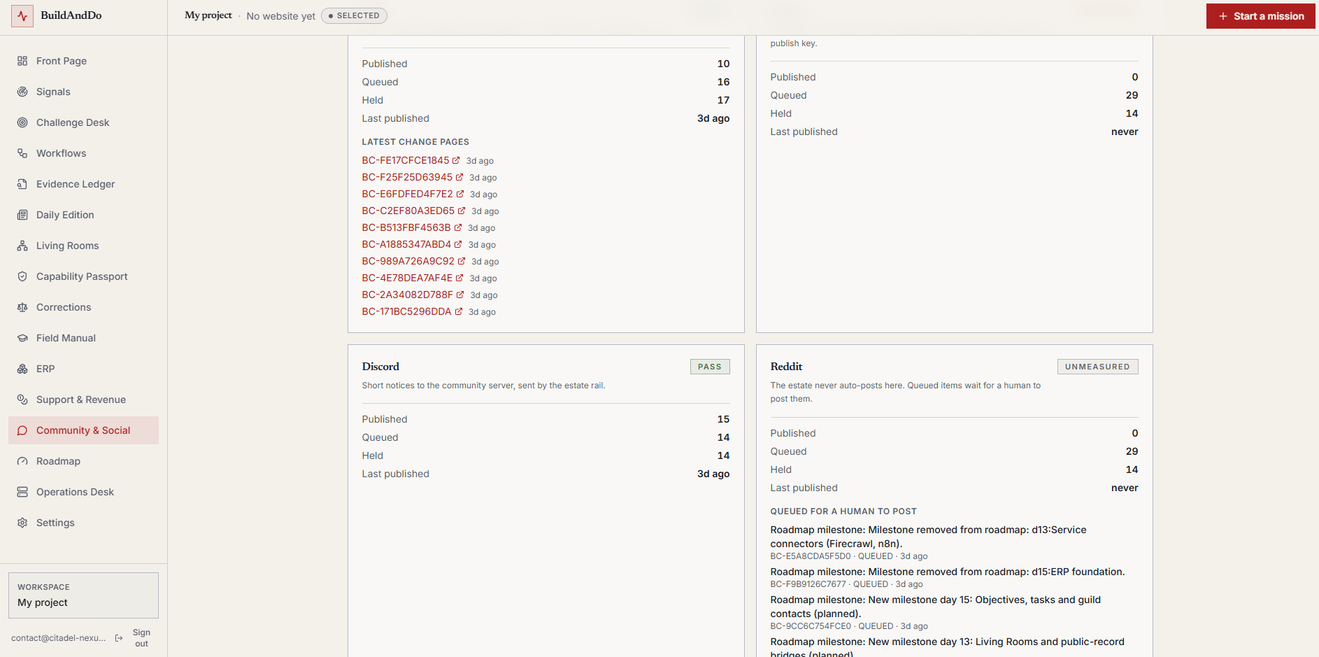 BuildAndDo — Humans + AI building, learning and proving things together