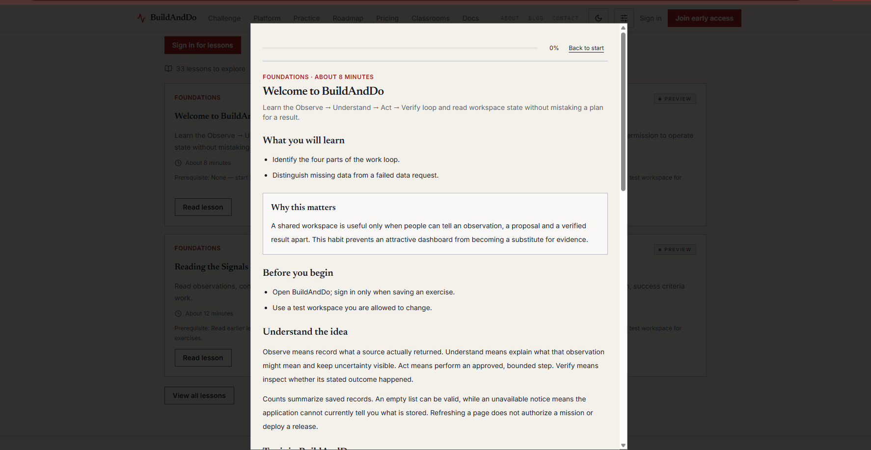 BuildAndDo — Humans + AI building, learning and proving things together