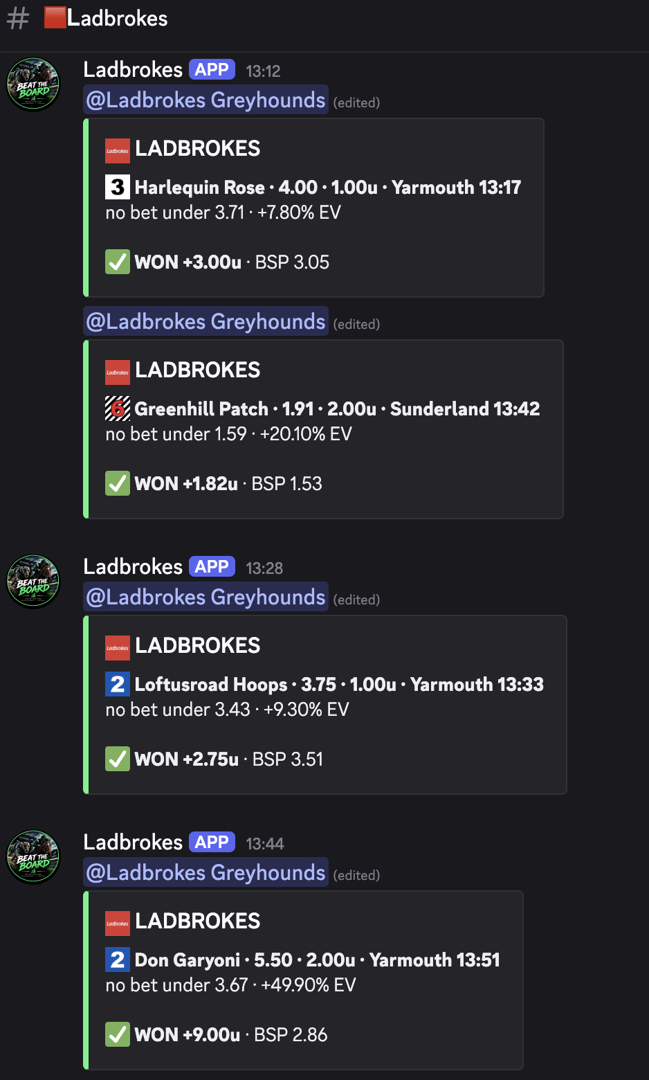 🚨 ***__ON A ROLL__*** 🚨 **Ladbrokes 5 in a row …
