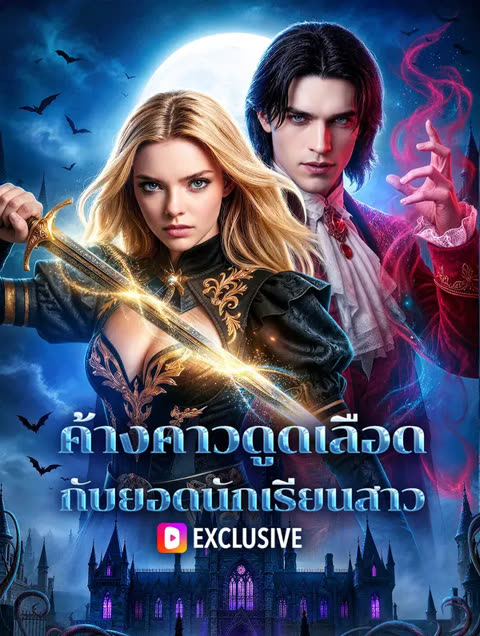 โปสเตอร์ ค้างคาวดูดเลือด กับยอดนักเรียนสาว(พากย์เสียง)