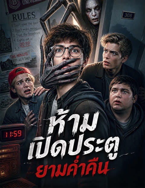 โปสเตอร์ ห้ามเปิดประตูยามค่ำคืน(ฉบับพากย์ )