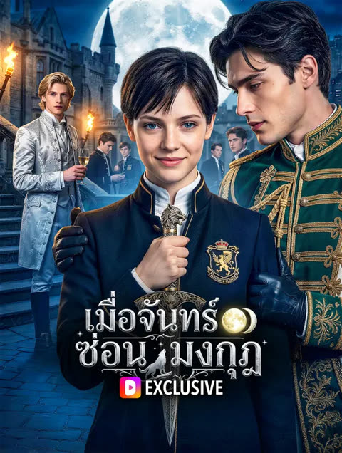 โปสเตอร์ เมื่อจันทร์ ซ่อนมงกุฎ(พากย์เสียง)