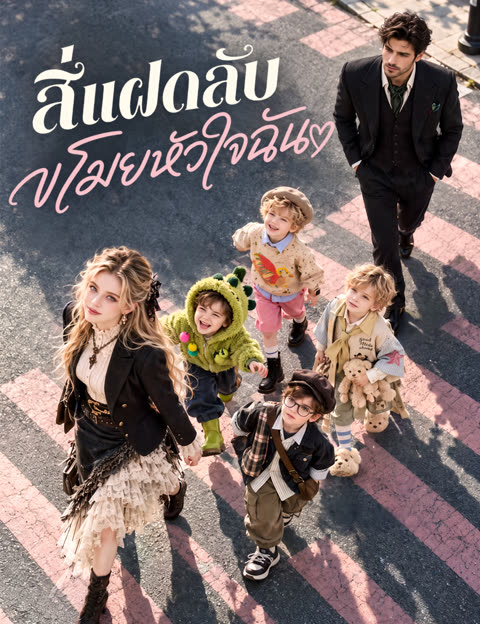โปสเตอร์ สี่แฝดลับ ขโมยหัวใจฉัน(ฉบับพากย์ )