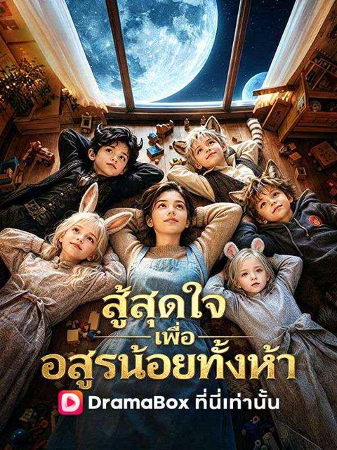 โปสเตอร์ สู้สุดใจเพื่ออสูรน้อยทั้งห้า(พากย์ไทย)