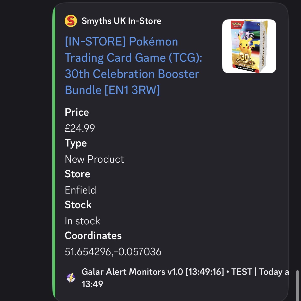 Smyths Pokémon Restock Alerts Now Live - Image 1