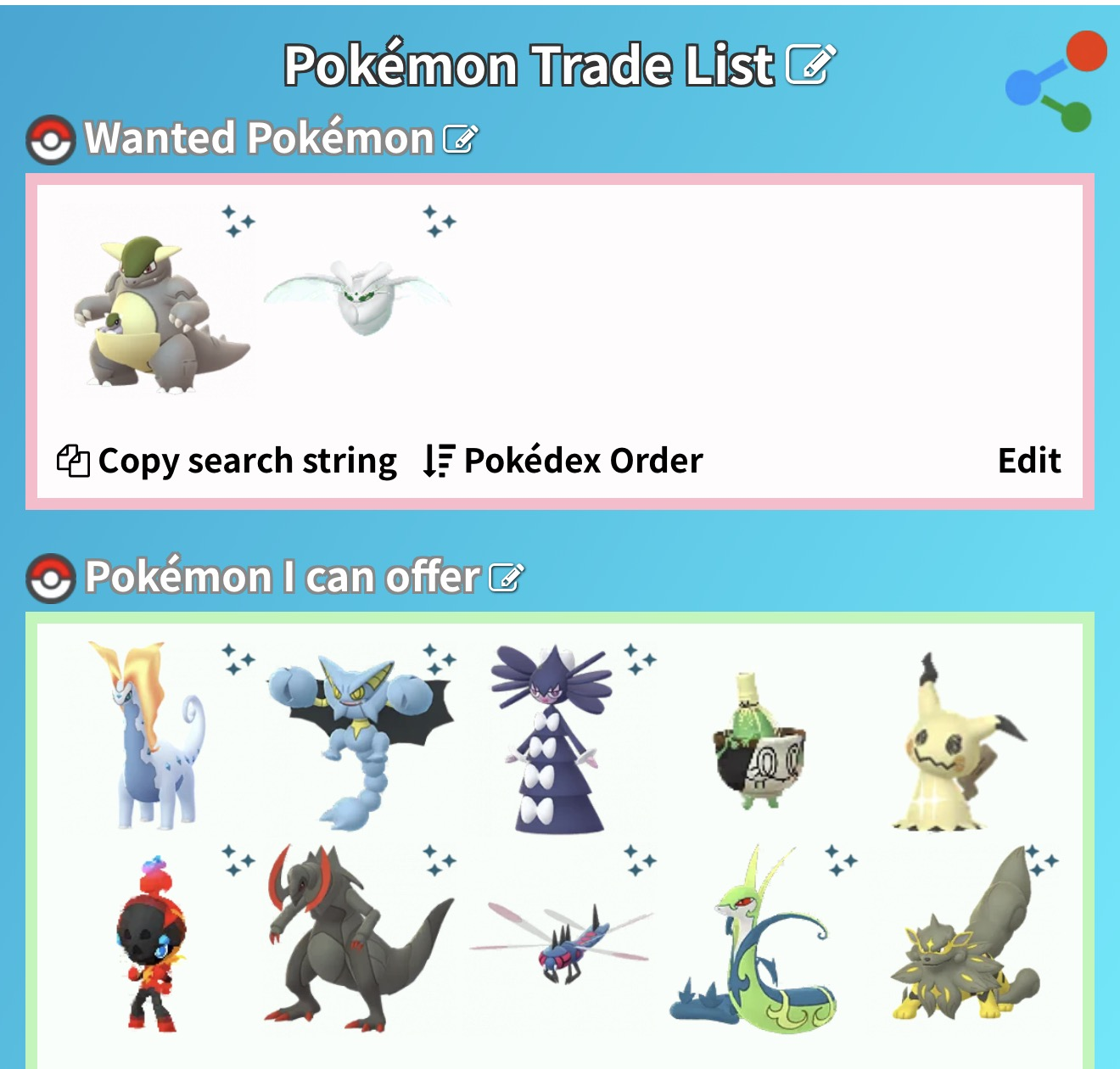 Trade Shiny Pokémon: VGC Battles & Tournaments Hub