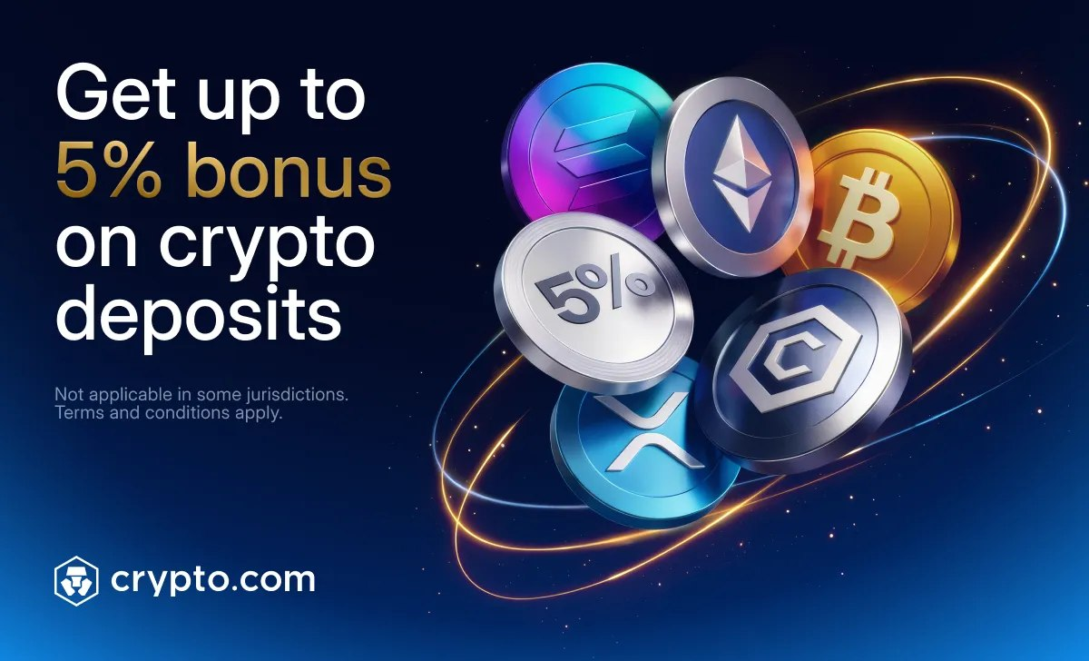 Last Day Up to 5% Crypto Deposit Bonus - Image 1
