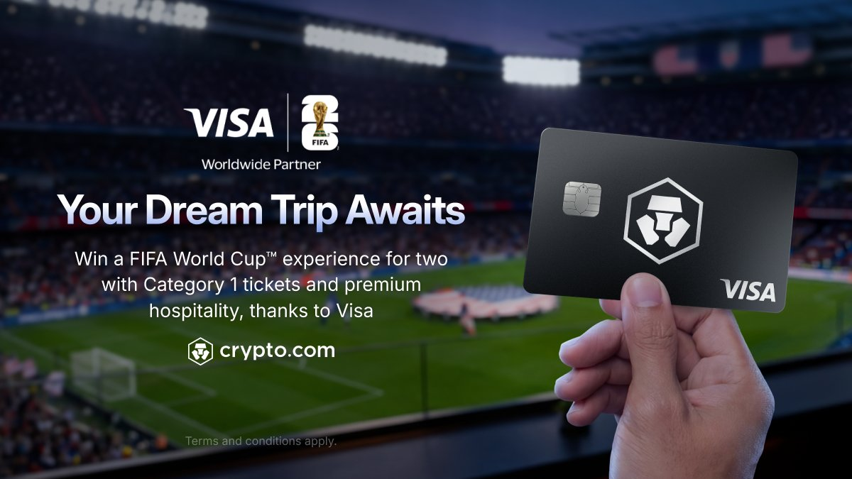 Win FIFA World Cup 2026 Trip with Crypto.com Visa