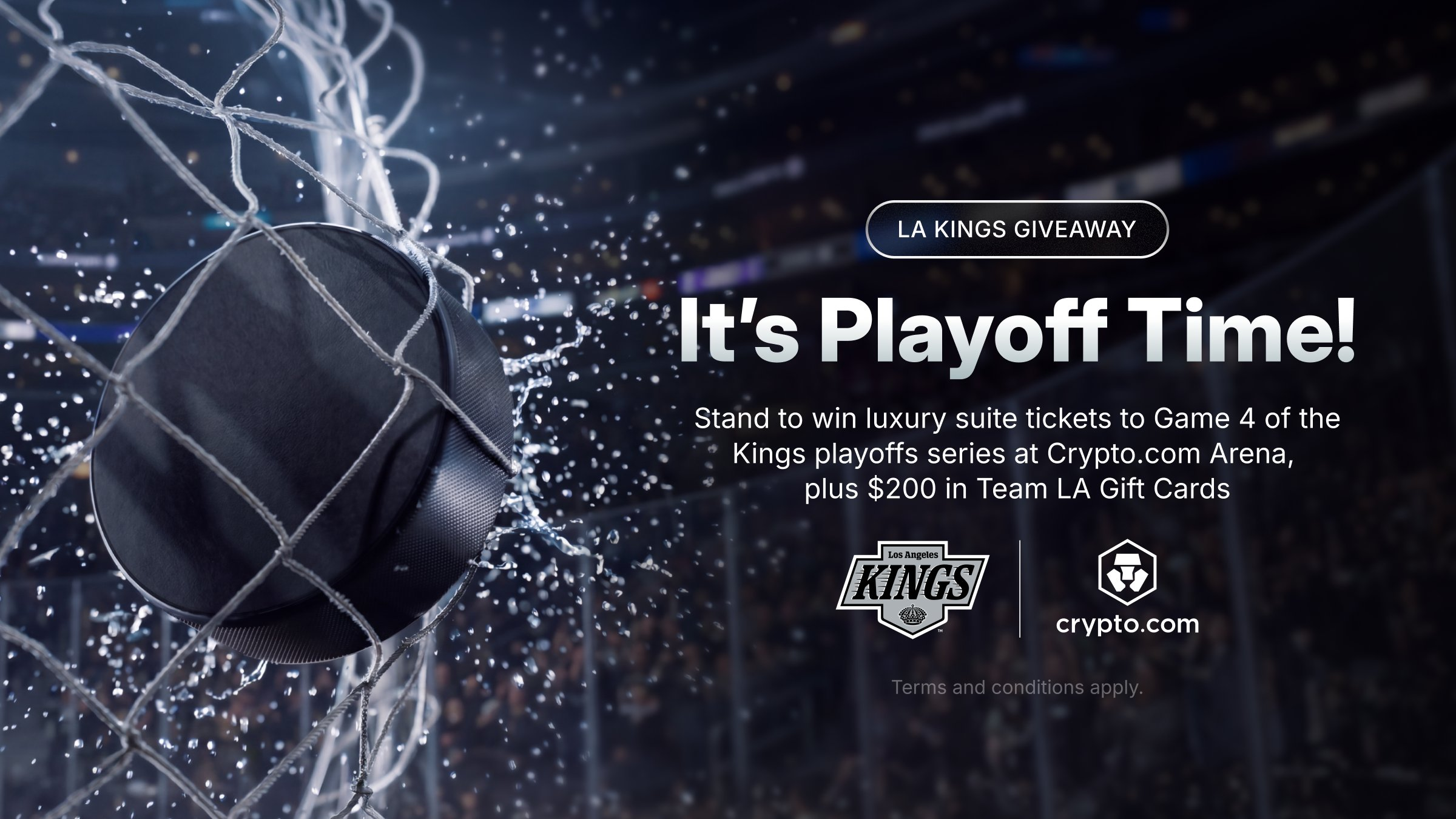 Win VIP LA Kings Playoff Seats + $200 Team LA Gift Card