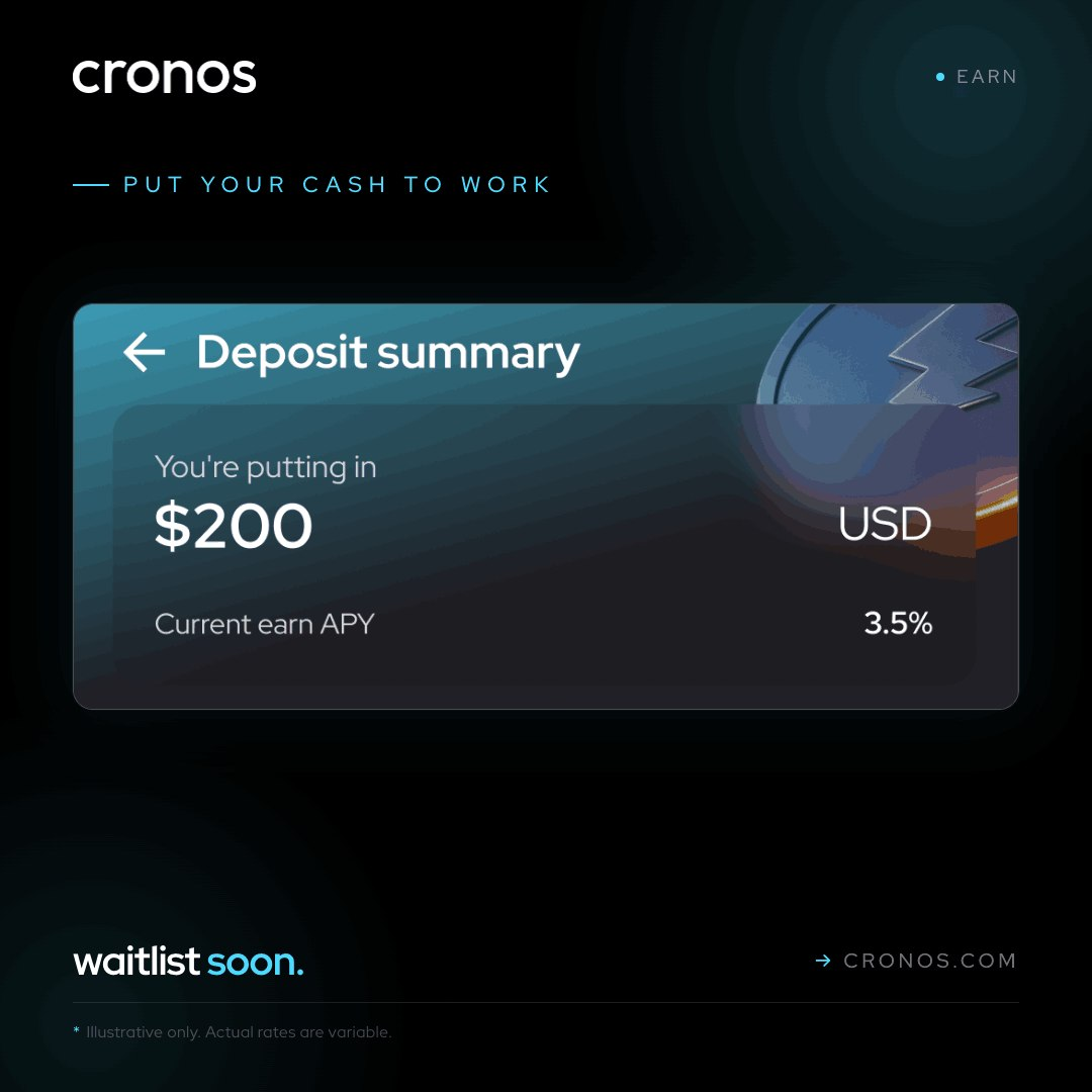Stop Losing Cash Earn with Cronos App