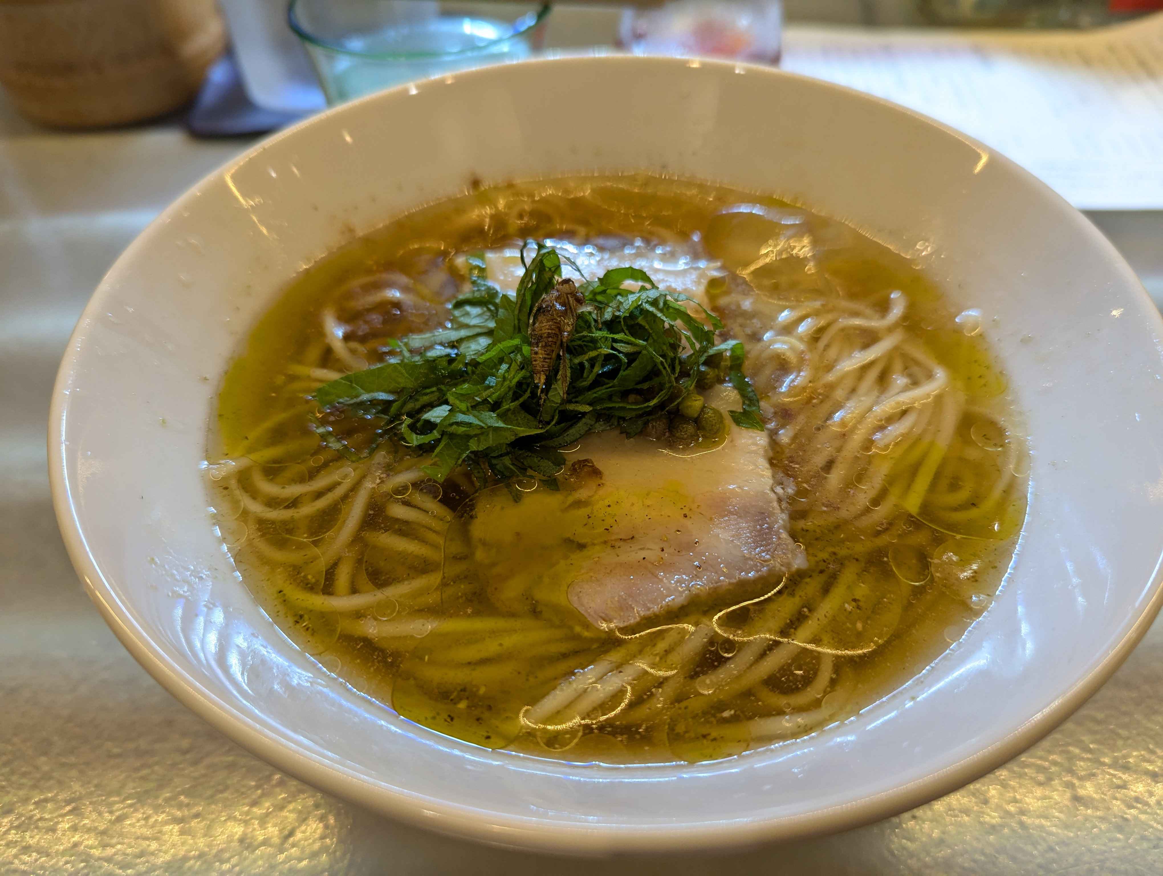 Chilled Sansho Pepper Cricket Soba