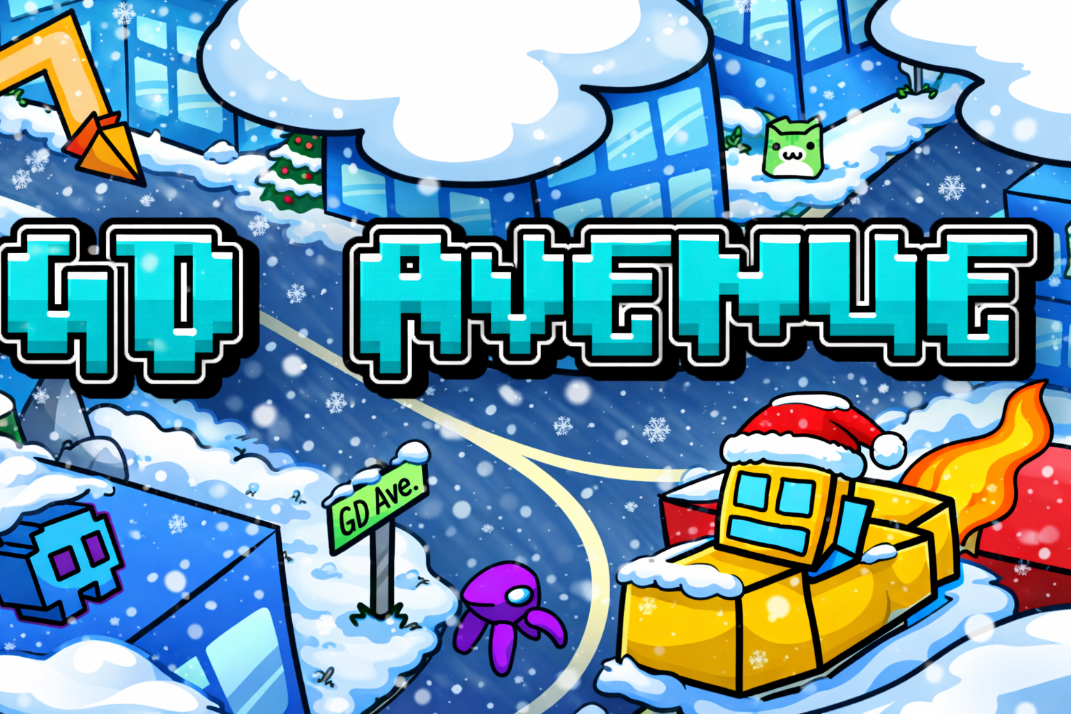 Geometry Dash Avenue Holiday Banner Update