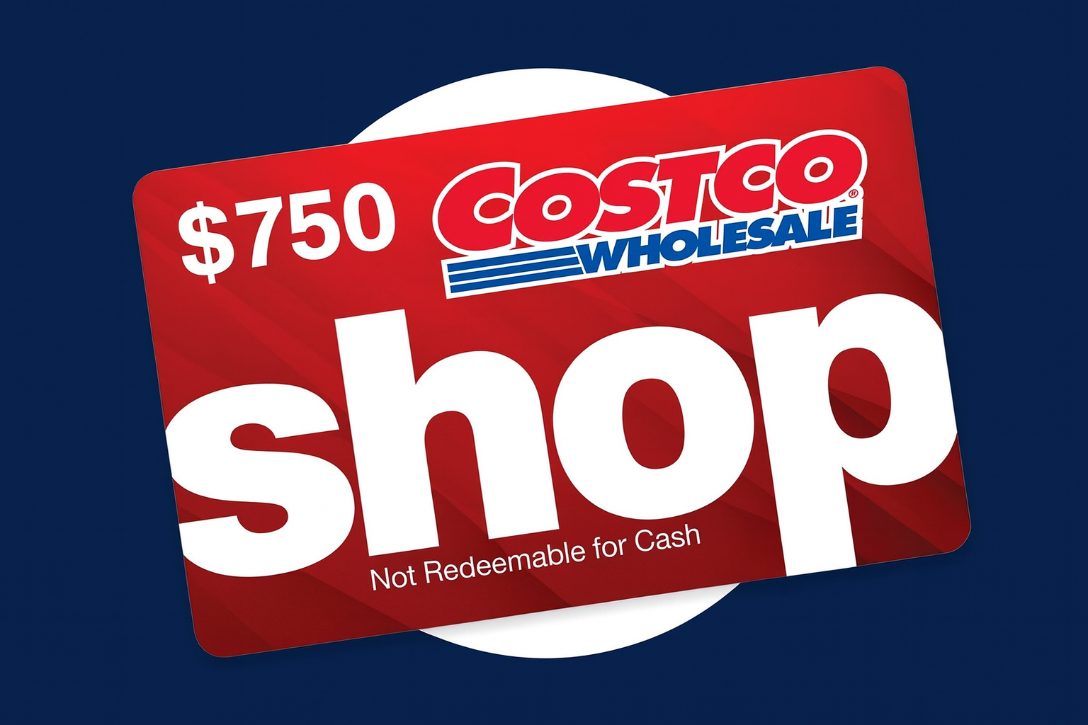 $750 Costco Gift Card