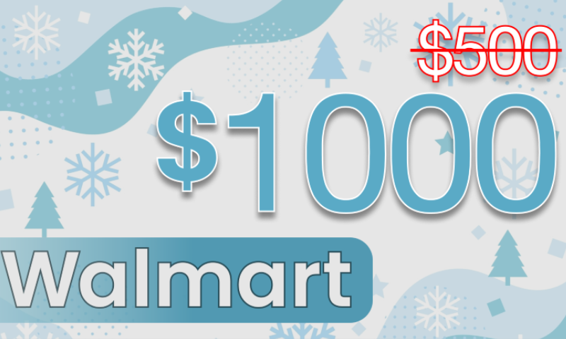 $1,000 Walmart Gift Card
