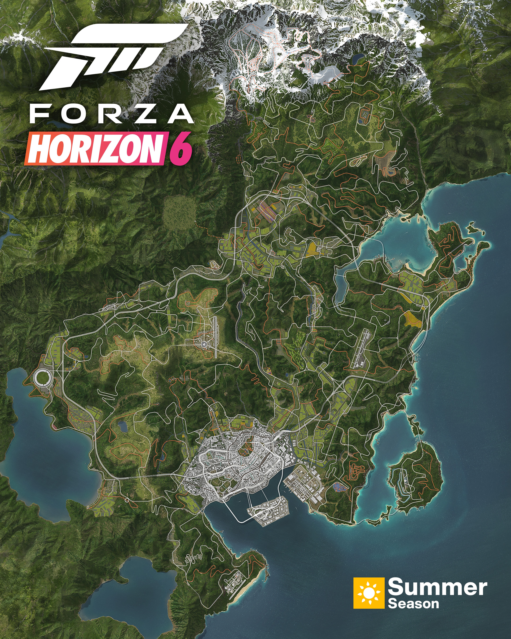 Forza Horizon 6 Full Map Reveal Japan