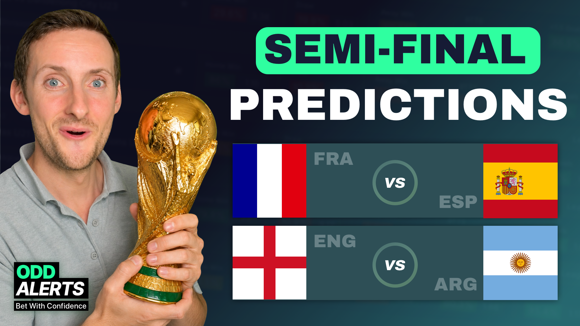 🎯 The Predictions Show: World Cup Semi-Finals!!
