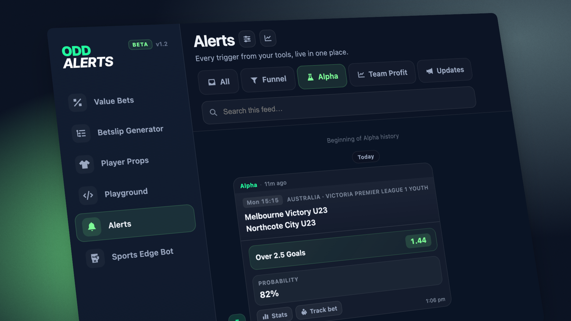 📈 OddAlerts Alpha: Automated Alerts now Testing!