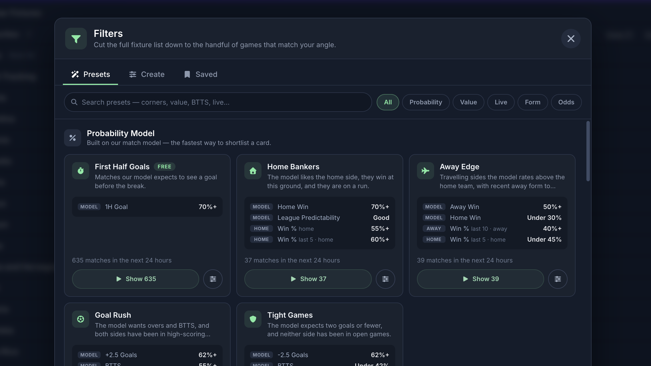 🔍 New Filtering Experience on OddAlerts for 26/27!