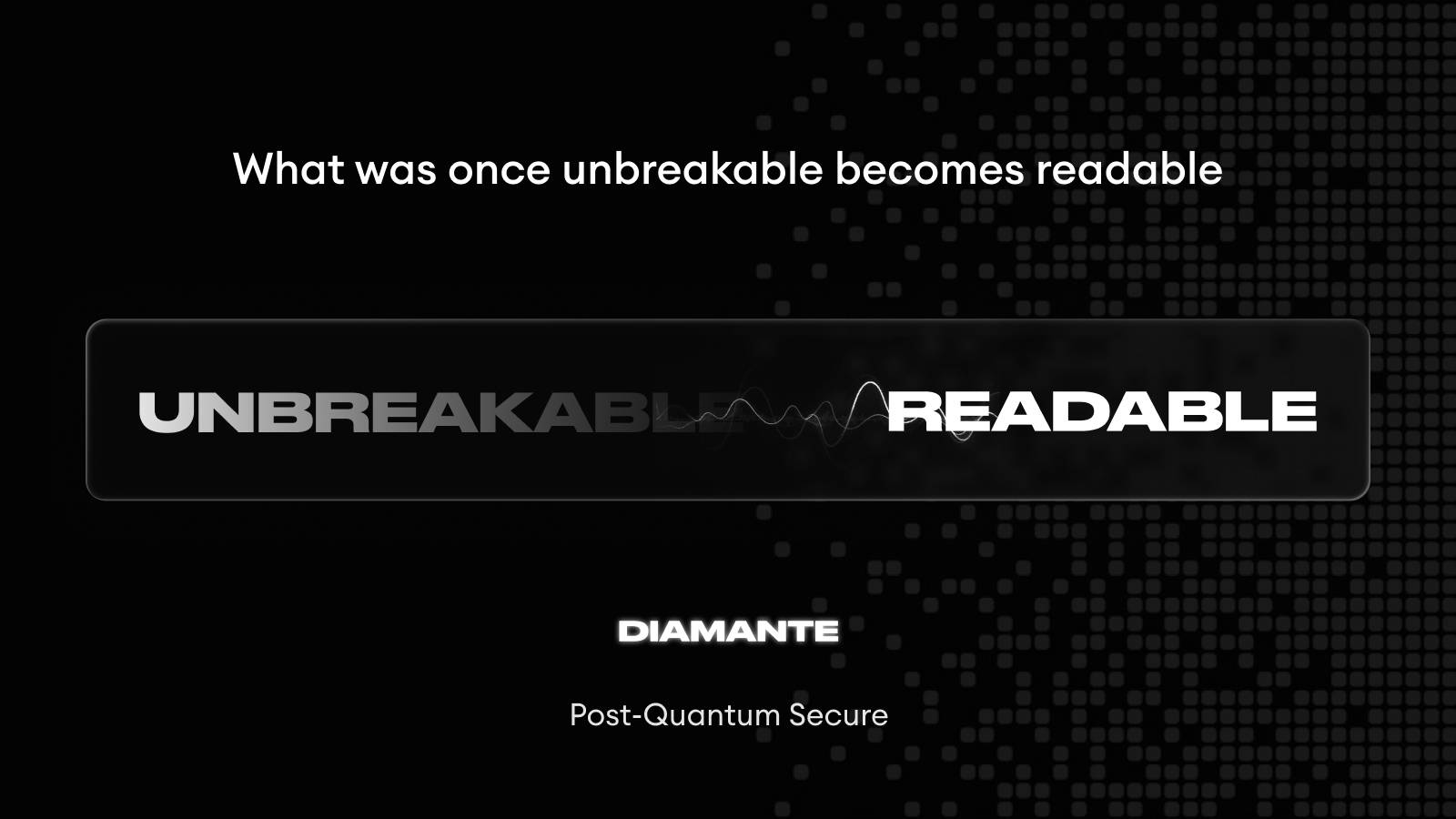 Diamante: Quantum-Proof Layer 1 Launch