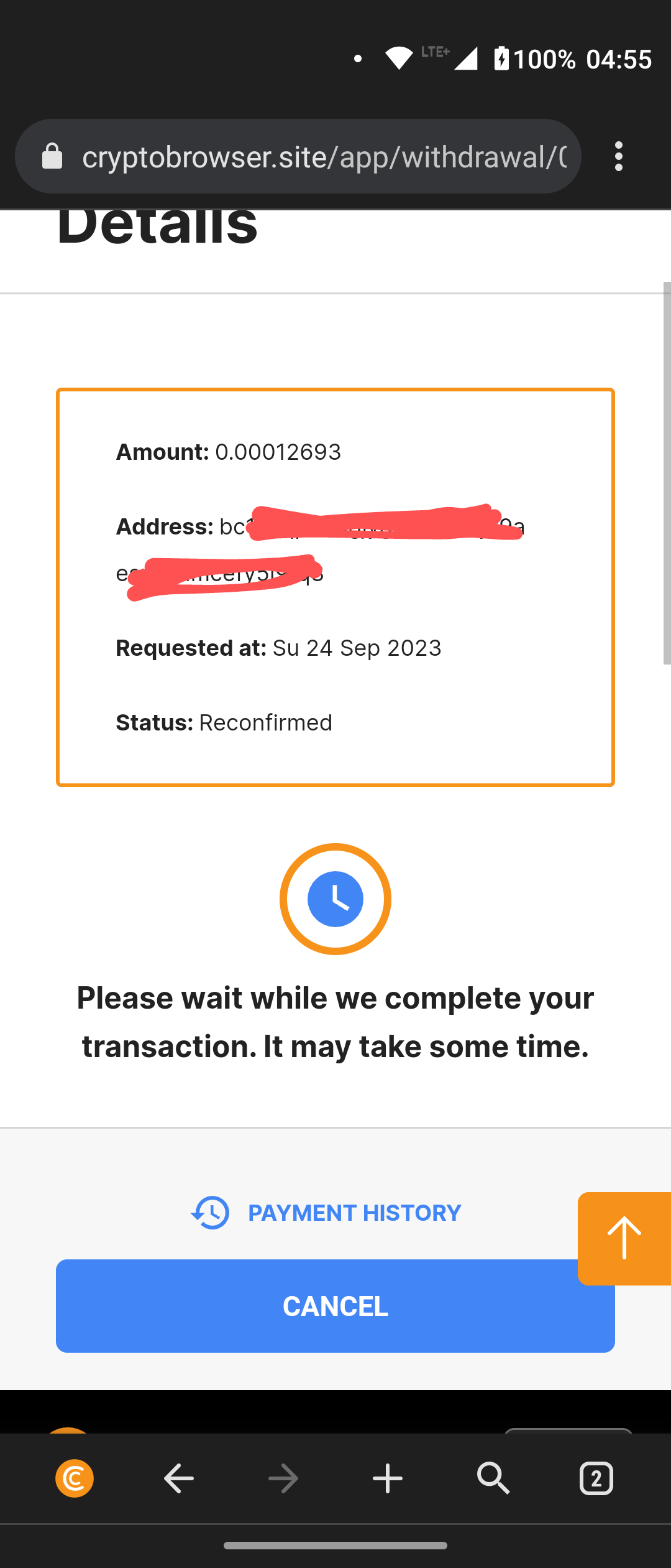 CryptoTab Scam Warning โ Channel Hidden