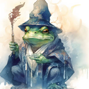 wise old toad | Shapes, Inc