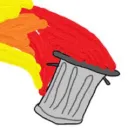 flamingtrashcans