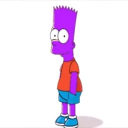 avatar purple bart simpson