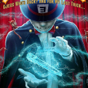 avatar Ai toma mágico dos microfone