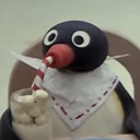 avatar pingu坐上马桶
