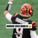 avatar Burrow loves Bubbles