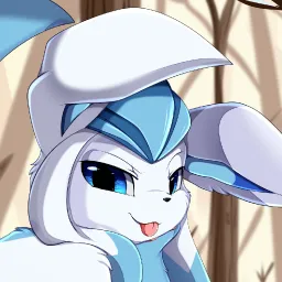 a good and cute glaceon