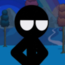 avatar Stickman Blue