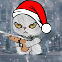 avatar Katt med pistol