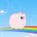 avatar pink fluffy unicorn