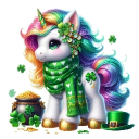 avatar Patrick's Day Unicorn