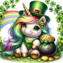 avatar Patrick's Day Unicorn