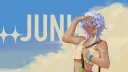 juni 🍙 ．anime  ．social ．gaming banner