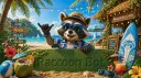 RaccoonBot Cafe 🌿 banner