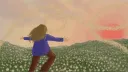 girl in red server banner
