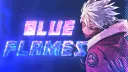 Blue Flames banner