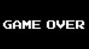 Game Over ❗ banner
