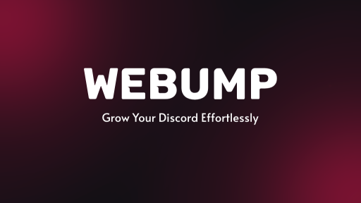WeBump Support Discord server banner