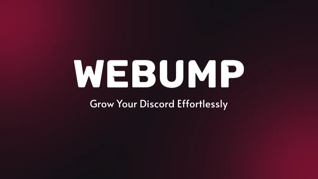 WeBump Support Discord server banner
