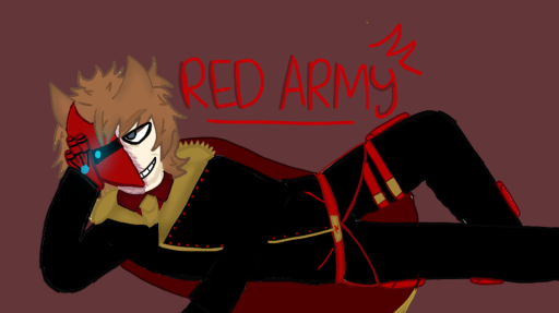 ׂ╰┈➤ Red Army. ★ Discord server banner