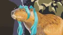 Miku is a capybara, not food Banner