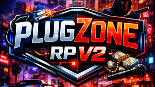 PLUGZONE RP V2 | FiveM Roleplay | Jobs & Street RP🔥 Discord server banner