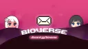 BIOVERSEᵇᵉᵗᵃ 📪 ˶ᵔ ᵕ ᵔ˶¹⁸⁺⸝ sfw social ⸝ write bio &amp; say hi ⸝ non-dating ⸝ friends ⸝ events Server Banner