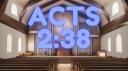 Acts 2:38 Banner