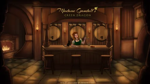 Green Dragon banner